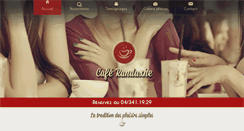 Desktop Screenshot of caferandaxhe.be
